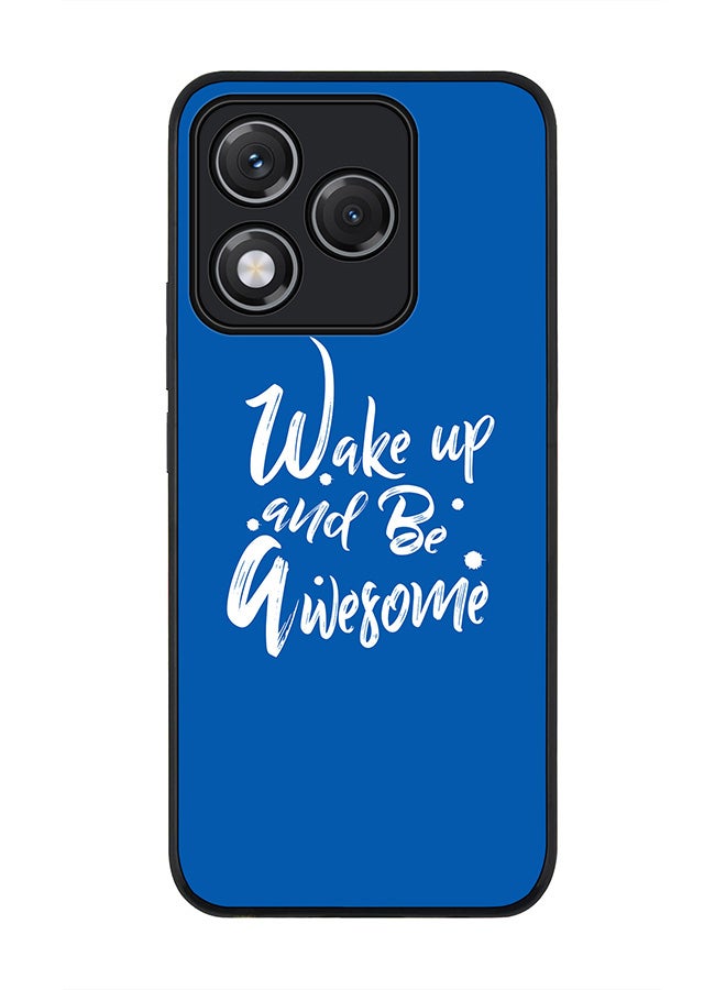 Stylizedd For Honor 400 Lite Case,Slim fit Camera Protection, Shockproof Thin Phone cover  - Wake up and be awesome