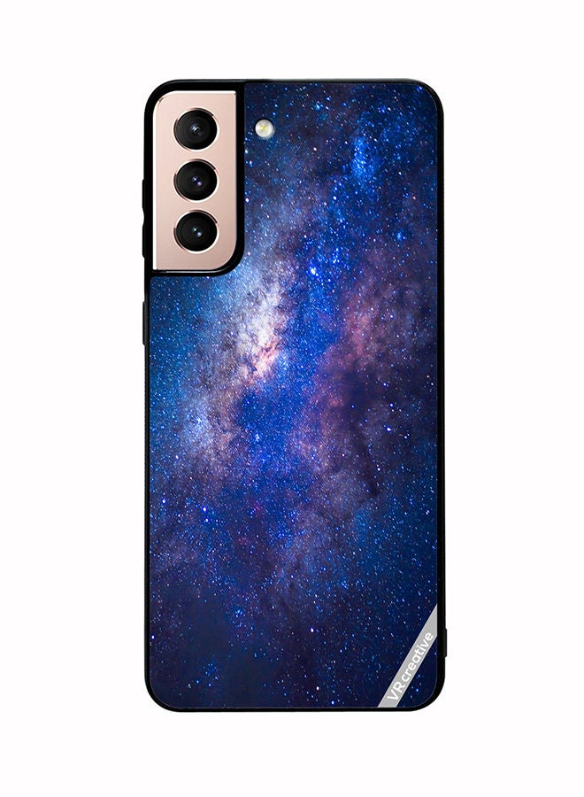 VR CREATIVE Protective Case Cover For Samsung Galaxy S21 Plus 5G Galaxy Design Multicolour - Image 1