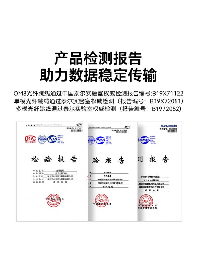 Shengwei Telecom Grade Fiber Optic Patch Cord Lc-lc Single Mode Duplex Home Fiber Cable Low Halogen-free Eco-friendly Jacket Transceiver Pigtail 3m Fsc-107