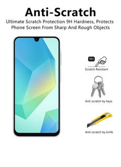 Waldic Samsung Galaxy A16 Screen Protector | Tempered Glass Compatible with Samsung Galaxy A16 | Screen Protector Full HD Quality Tempered Glass Anti-Scratch Edge to Edge Coverage with Easy Installation Kit - Black  - Image 3