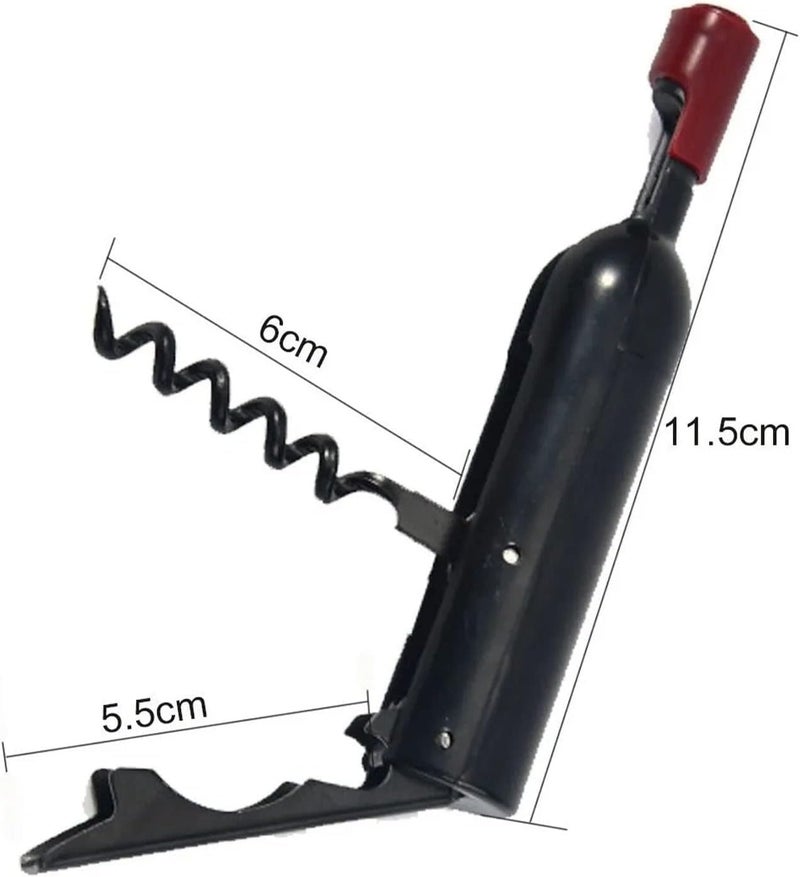Iktu Magnetic Bottle Opener - Stick to Refrigerator for Wine and Beer Bottles Cute Two-Function Wine Bottle Shaped Magnetic Bottle Opener for Fridge - Image 3