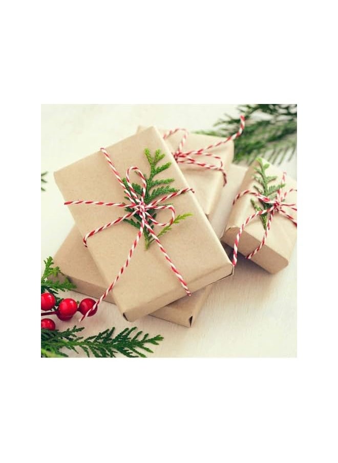 The Bros Christmas Twine String Colored Cotton Twine 3 Rolls 2MM for DIY Xmas Holiday Present Wrap Crafts Gardening, Baking, Butchers, Crafts and Wedding Decoration Packaging Thread,984 Feet Totally  - Image 3