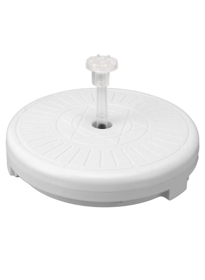 Solar Bird Bath Fountain Solar Powered Bird Bath Fountain Pump with Colorful LED Lights Remote Control Nozzle for Outdoors Garden Pond Pool - Image 3