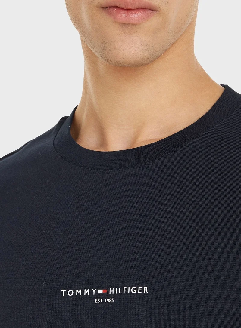 TOMMY HILFIGER Slim T-Shirt With Signature Edges