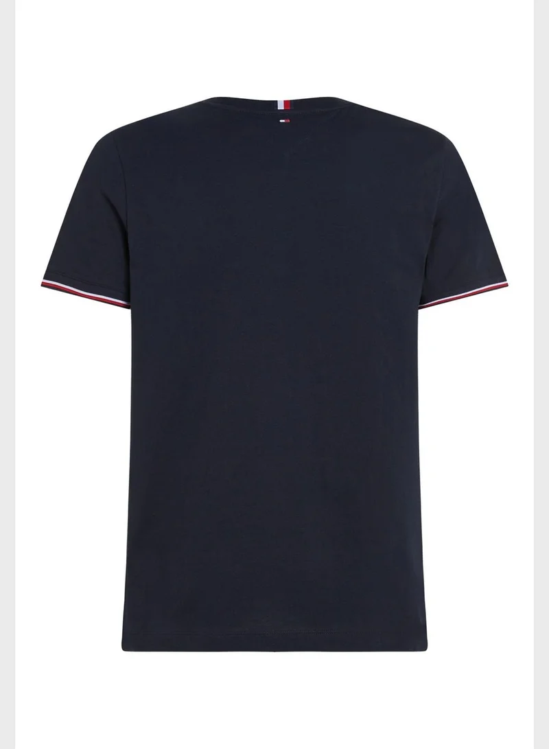 TOMMY HILFIGER Slim T-Shirt With Signature Edges