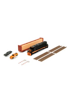 Jada Toys Fast & Furious Final Race Train Nano Scene & 2 1.65" Die-Cast Cars, Toys for Kids and Adults  - Image 2