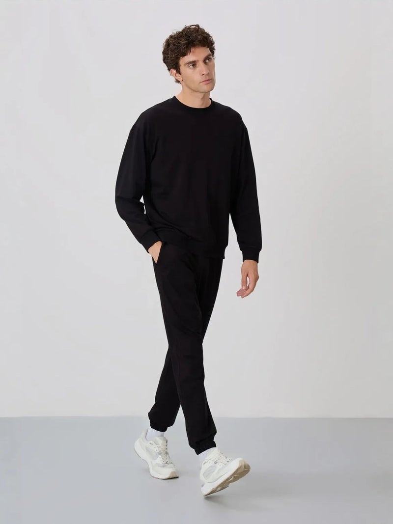 TOMMYLIFE TOMMY Men's Oversized Sweatshirt And Pants Set - Image 5