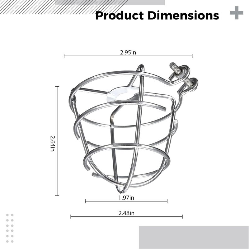 Fire Sprinkler Head Cover, Universal 2.6 in / 67 Mm Height Sprinkler Head Guards with Cage Design, Heavy Duty Steel Sprinkler Guard for Home, Office, Commercial Use - Image 3