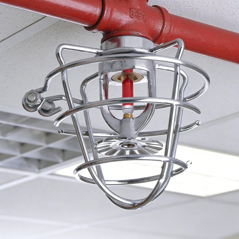 Fire Sprinkler Head Cover, Universal 2.6 in / 67 Mm Height Sprinkler Head Guards with Cage Design, Heavy Duty Steel Sprinkler Guard for Home, Office, Commercial Use - Image 5