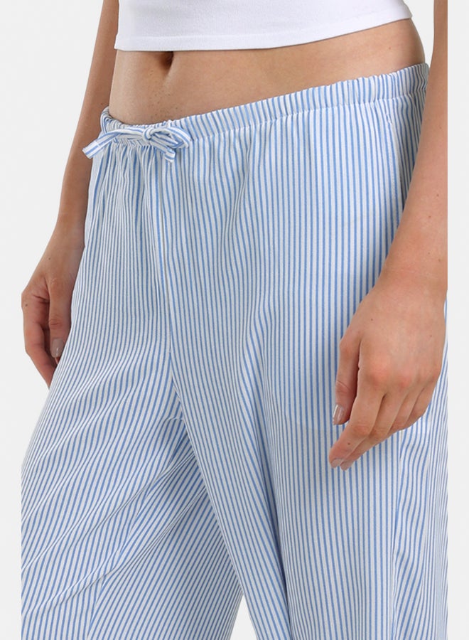 Clue Striped Elastic Waist Pants - Image 4