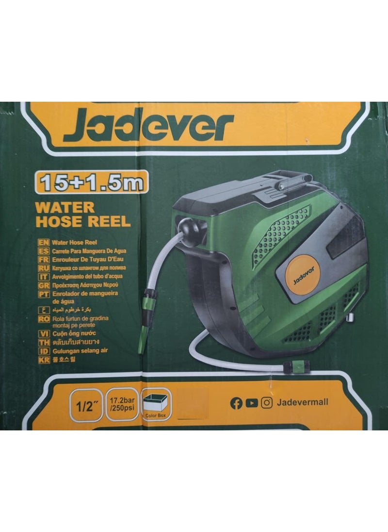 Jadever Wall reel water hose 15 meters  - Image 2