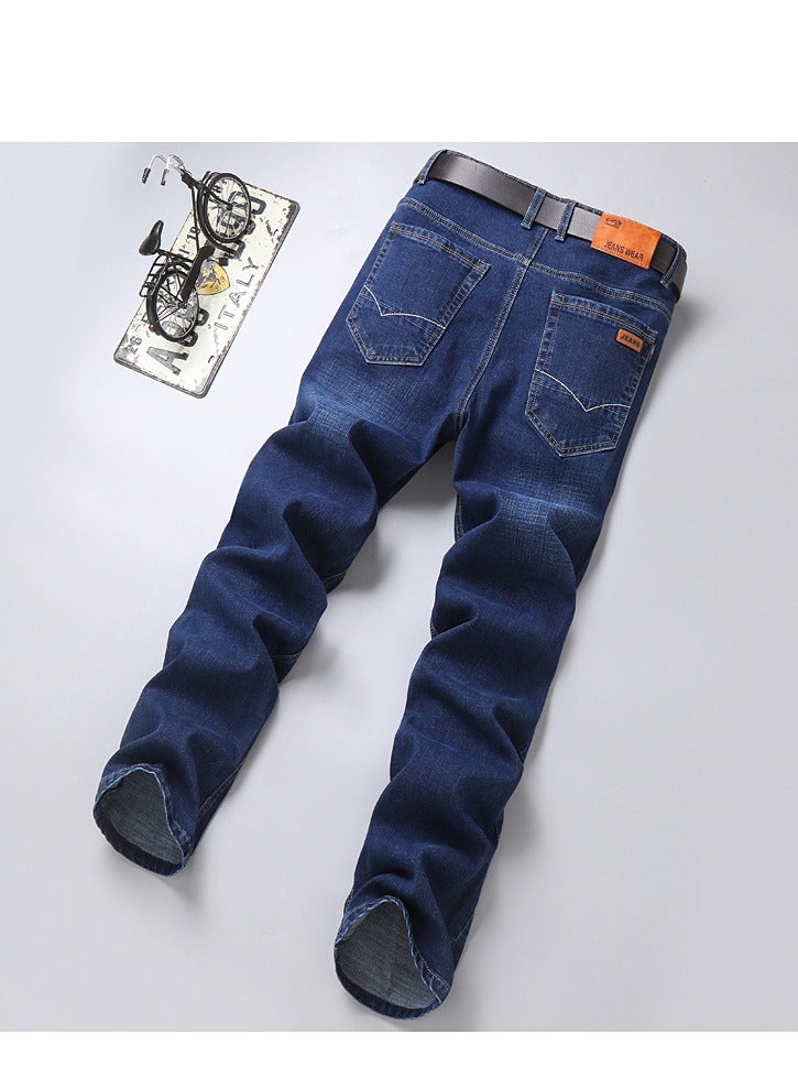 Mens jeans pants straight fit tapered leg skinny jean for work and casual BL-38 - Image 3