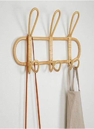 Tuklye Wall Hooks,Nature Rattan Garments Organizer Rack Clothes Hat Hanging Hook Rattan Hanger Kids Room Decor Hanger 15.7x7.9 Inch, Beige - pzsku/Z9538000EDC07AA9852BCZ/45/_/1693219618/a1faa111-54c2-4edf-b469-6f864487d360