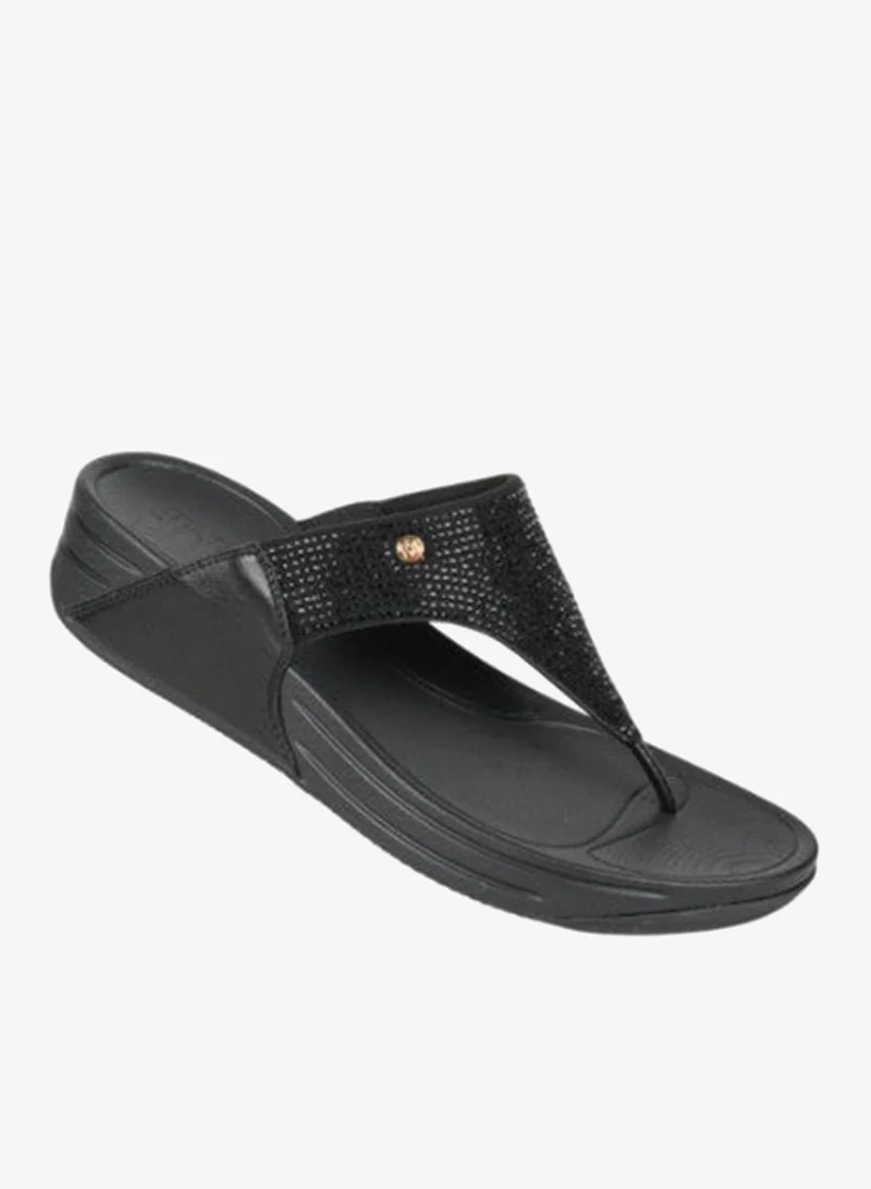 Michelle Morgan 092-3016 Michelle Morgan Ladies Casual Sandals 414RJ67C Black