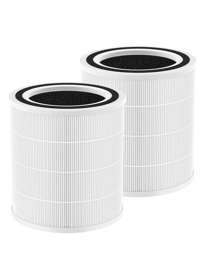 isingo 2-Pack AC400 Air Purifiers Replacement Filter for Purivortex AC400 Air Purifier, 3-in-1 H13 True HEPA Technology High Efficiency for AC400 Air Purifiers, White - Image 1