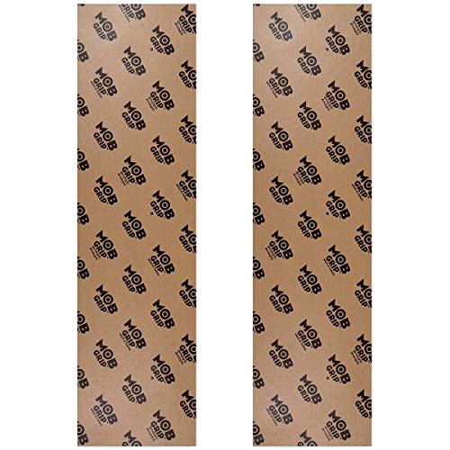 Mob Grip Mob Skateboard Grip Tape Sheet Black 2 X's 33" Long X 9" Wide - No Bubble Application Tape 33" x 9" (2 Sheets) - Image 2