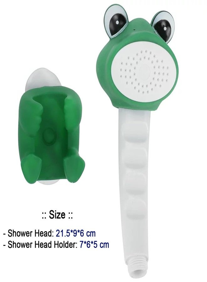 XIBO Creative Cartoon Animals Shower Sprinkler Shower Children's Bathroom Shower Head Handheld Shower Head Baby Bath Showerhead (FROG) - Image 2