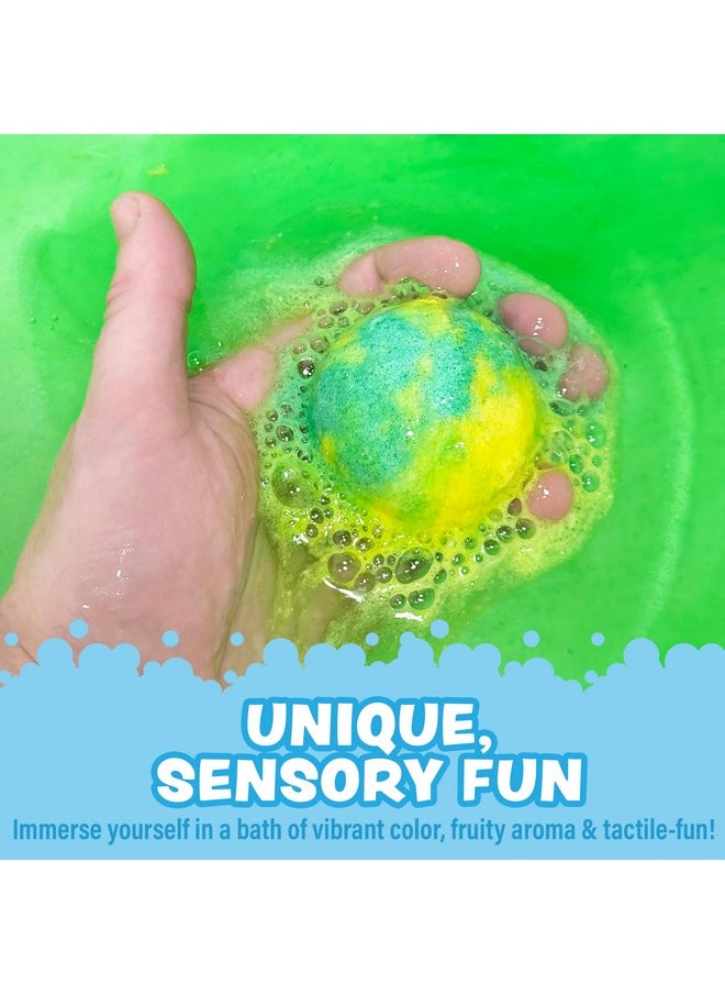 Tub Works - ® Jelly Bath Slime Bombs, 6 Pack | Bath Bombs For Kids That Turn Bath Water Into Colorful Jelly Slime | Nontoxic | Unique Kids Bath Bombs With Surprise Slime Texture | Sensory Fun Bath Toys - Image 1