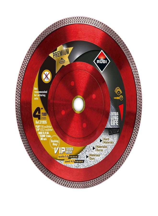 Rubi Tools 4" VIP Premium Dry Diamond Blade