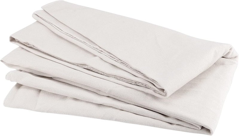 JAPCHET 59 x 157 Inches 4 Yards Natural Linen Needlework Fabric Pure Linen Embroidery Fabric Cloth by The Yard for Needlework Crafts Bags Garments Tablecloths - Image 5