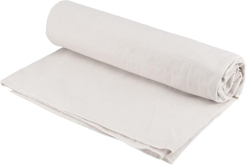 JAPCHET 59 x 157 Inches 4 Yards Natural Linen Needlework Fabric Pure Linen Embroidery Fabric Cloth by The Yard for Needlework Crafts Bags Garments Tablecloths - Image 4