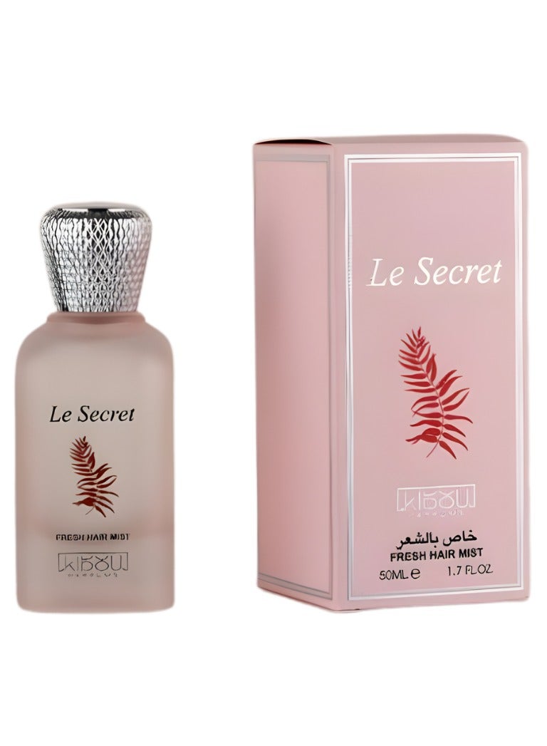 لا سيكريت بخاخ عطر للشعر 50 مل من كيدو للعطور - عطر زهري فاكهي بالورد وزنابق الوادي | عطر شعر نسائي يدوم طويلاً