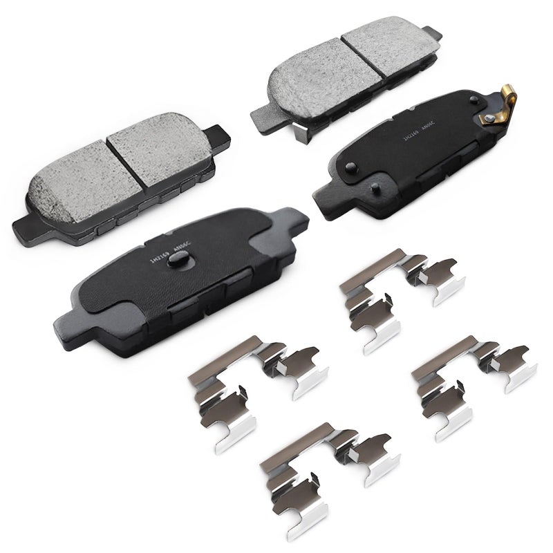 MILLISEC Rear Brake Pads Set Compatible with Infiniti EX35FX35 RENAULT Koleos SUZUKI Grand Vitara and Nissan 350Z370Z Car Brake Pads OEM Replaces BC905