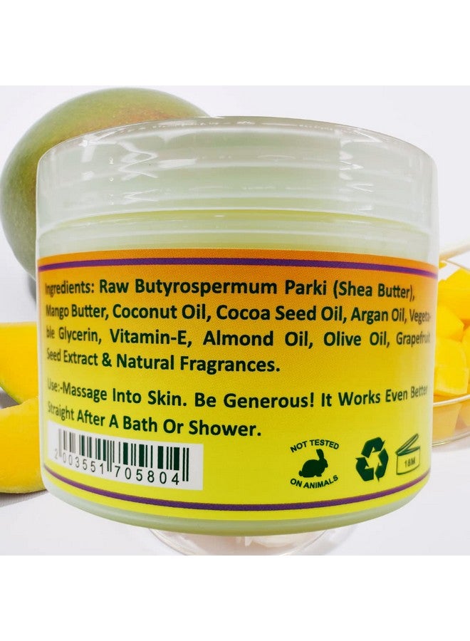 ماين بوتانيكالز زبدة الجسم المخفوقة من ماين بوتانيكالز مع زبدة المانجو 8 أونصة، مرطبة ومغذية - Image 4