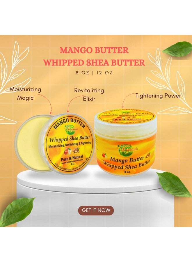 ماين بوتانيكالز زبدة الجسم المخفوقة من ماين بوتانيكالز مع زبدة المانجو 8 أونصة، مرطبة ومغذية - Image 2