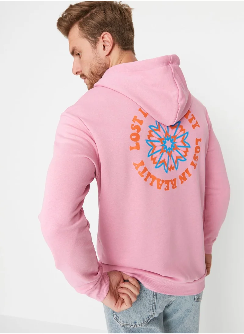 trendyol Back Print Sweatshirt