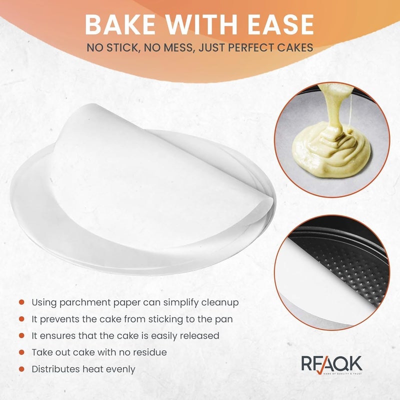 Rfaqk 4-Inch Mini Cake Pans Set For Baking - Nonstick 4Pcs Small Pans For Cheesecakes  Pizzas  Quiches  And More! Perfect For Smash Cakes And Treats - Image 5