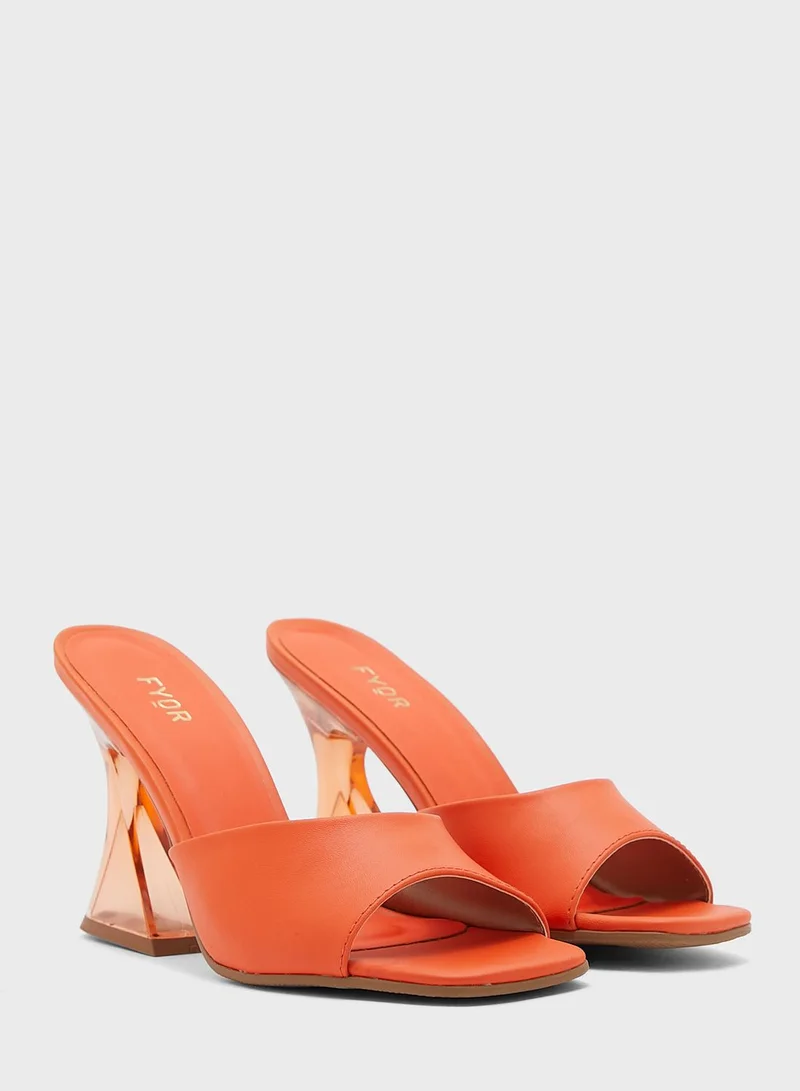 FYOR Casual High Heel Sandals