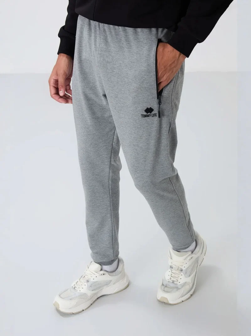 تومي لايف TOMMY Men's Jogger Sweatpants With Zip Pocket