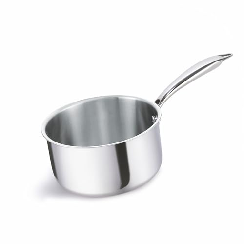 Alda Vitale Tri-Ply Stainless Steel Tea Pan (Stainless Steel, 16 cm, 1.4 LTR) - Image 1