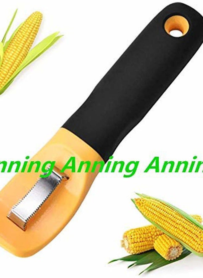 YUESUO Good Grips Corn Peeler, Corn Stripper Knife, Kitchen Corn Cob Remover Serrated Vertical Blade Remover - Image 5