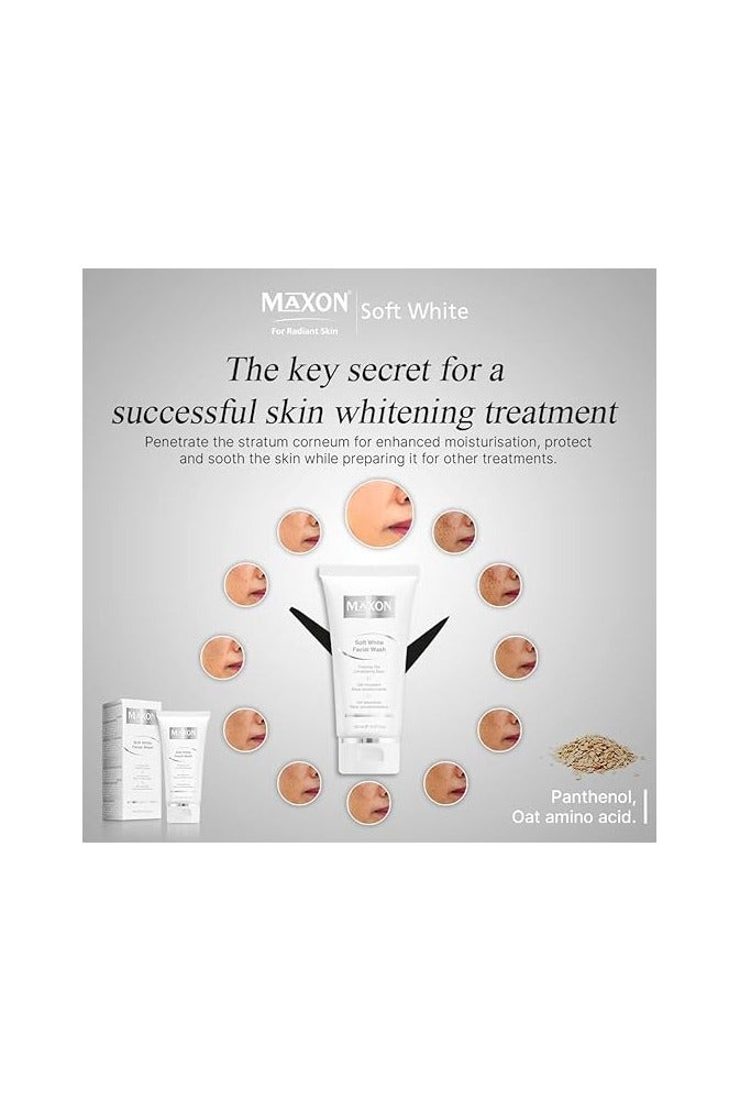 MAX-ON Soft Facial Wash – Low Foaming, Deep Cleansing & Hydrating Face Wash | Gentle Exfoliation for All Skin Types | 150ml - Image 2