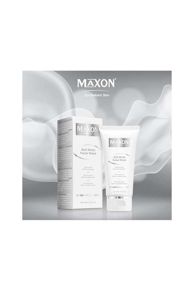 MAX-ON Soft Facial Wash – Low Foaming, Deep Cleansing & Hydrating Face Wash | Gentle Exfoliation for All Skin Types | 150ml - Image 3