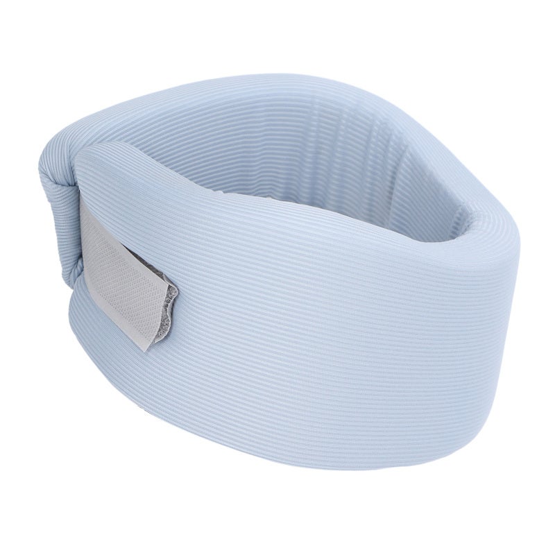 Neck Brace: Size L Soft Breathable Sponge Cervical Collar Support - Ergonomic V-Shape Adjustable Neck Support for Sleeping, Working, Travel and Neck Pain Relief - Image 5