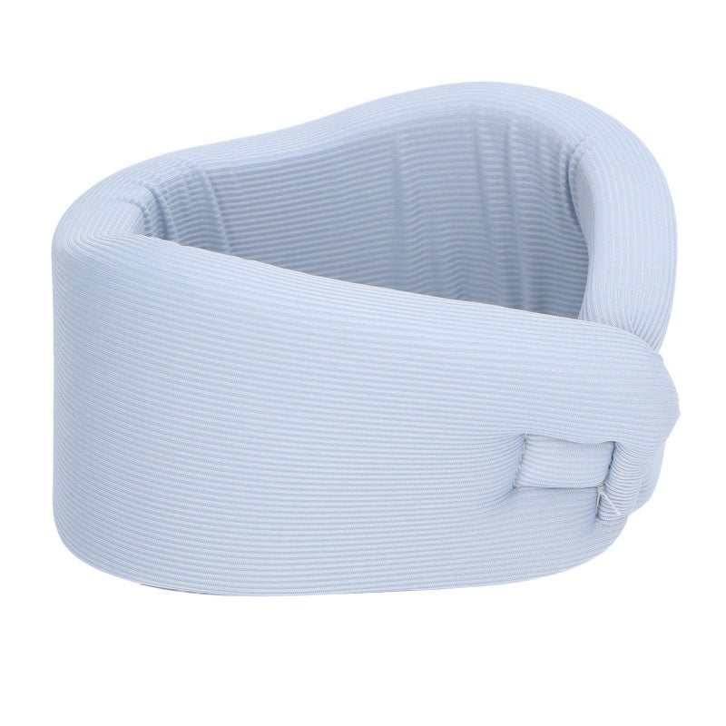 Neck Brace: Size L Soft Breathable Sponge Cervical Collar Support - Ergonomic V-Shape Adjustable Neck Support for Sleeping, Working, Travel and Neck Pain Relief - Image 4