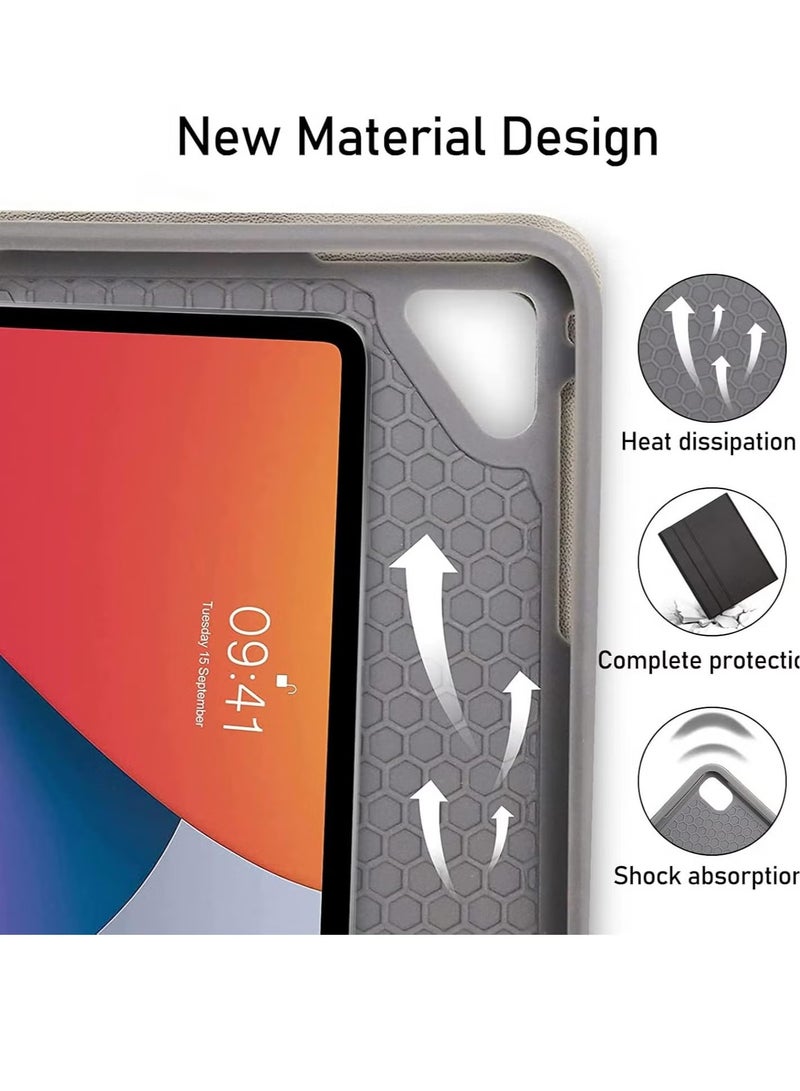 JAJEEK Protective Case with Keyboard for iPad 6th Generation 2018, iPad 5th Generation 2017, iPad Pro 9.7, iPad Air 2, iPad Air 1 – Durable Black Case with Wireless Bluetooth Keyboard - Image 3