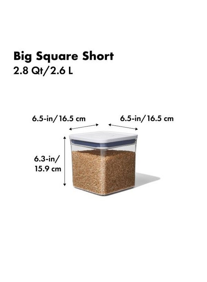 OXO OXO, Pop Container Big Square Short 89.6 Ounce - Image 4