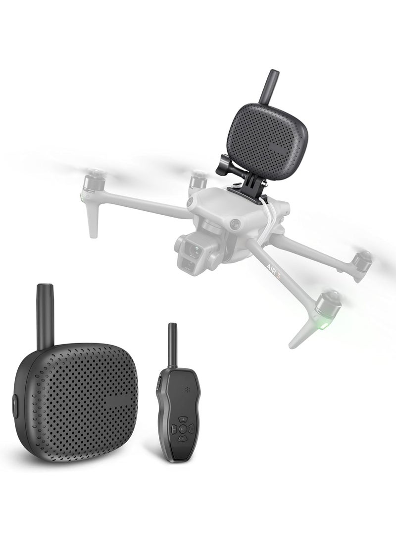 SYOSI Drone Speaker Real-Time Megaphone Portable Interference-Free Long Distance Microphone for DJI Air 3/Mavic Air 2S/Mavic 3 Pro/Avata/Holy Stone/FPV Drone Accessories  - Image 1