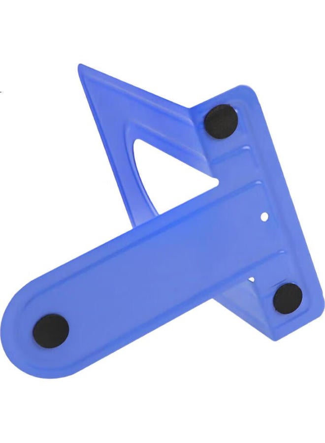 Befon Deyin 6.6-Inch (16.8Cm High) Metal Bookend, Book Stand Clip 3570, Book Holder, Metal Book Stop, Blue, 2 Pieces/Set - Image 2