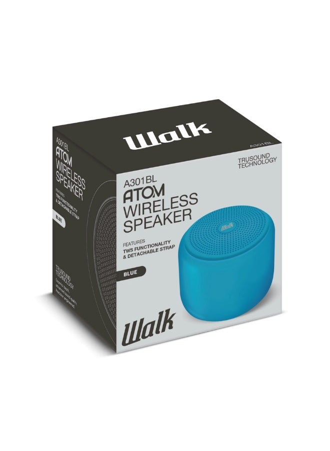 Walk Audio A301W - ATOM Wireless Speaker - Blue - Image 1