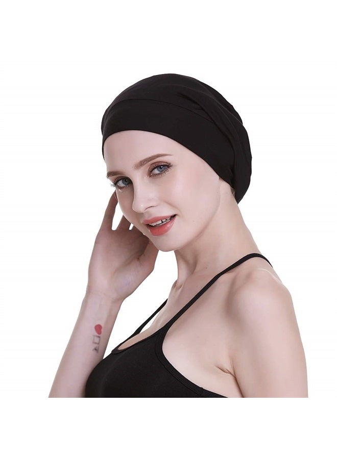 FocusCare Satin Cap 100% Mulberry Silk Lined Sleeping Hats for Natural Hair - Image 2