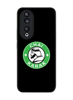 Stylizedd Rugged Black edge case for Honor 90 5G, Slim fit Soft Case Flexible Rubber Edges Anti Drop TPU Gel Thin Cover -  Chai Karak  - Image 1
