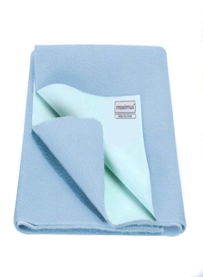 THE MAXIMUS Maximus Waterproof Quick Dry Sheet for Baby| Bed Dry Pad | Baby Bed Protector Sheet for Toddler Children (Small (50cm x 70cm), Blue) - Image 1