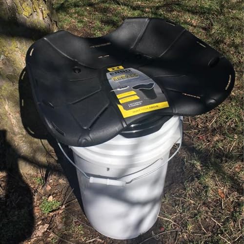 Hawk Ergo 360 Degree Bucket Top Seat - Silent Lightweight Comfortable Swiveling Portable Chair for Camping, Hunting, Fishing | Easily Mounts to Bucket - Image 4