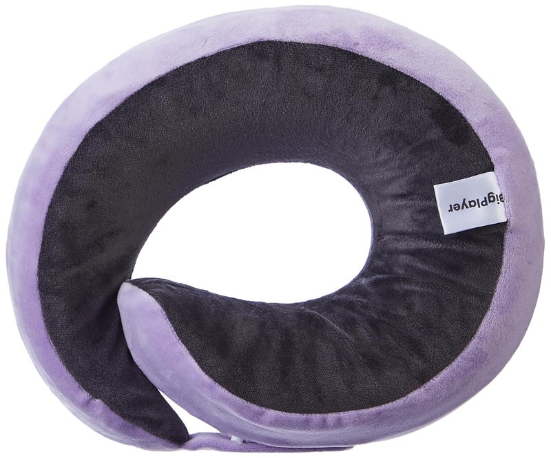 BigPlayer Travel Neck Pillow with Eye Mask Car Neck Rest Car Pillow Flight Pillow for Neck Pain Relief Neck Pillow for Sleeping Includes Eye Mask Carry Bag - Image 5