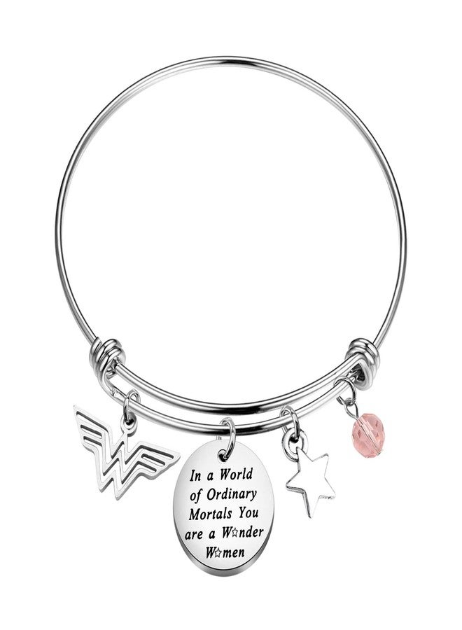 MAOFAED Feminist Gifts, Girl Power Prince Gifts, Inspirational Bracelet for Women Girlfriend Wife Mom, Mother's Day Merchandise - Image 1